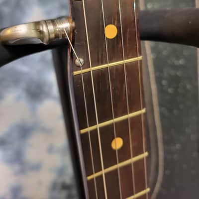 Vintage 1952 Kay Model K-54 5 String Banjo New Strings Pro Setup NOS Soft Shell Case image 5