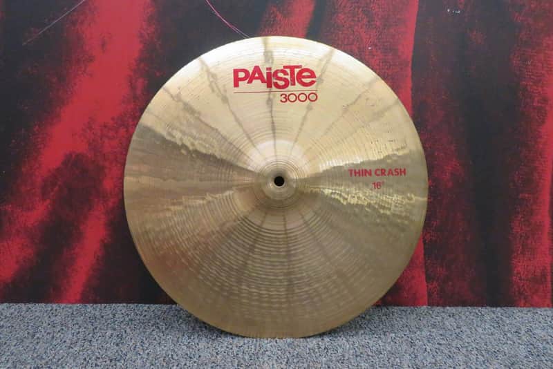 Paiste 16" 3000 Thin Crash Cymbal image 1