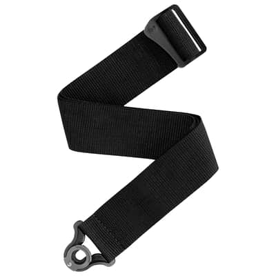 PWSAL400 Sangle Auto Lock Polypro noir D'Addario image 1