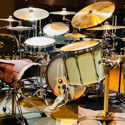 David Garibaldi's Tower of Power, Sabian 13" HHX Stage Hi-Hats Pair, 870g, 1306g 2000's - Brilliant, AUTOGRAPHED!! image 12