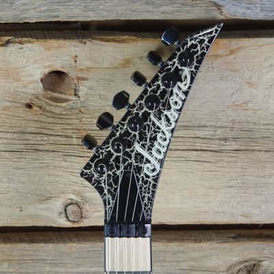 Jackson DK2M Dinky Limited Run, Black & White Crackle (s367) image 5