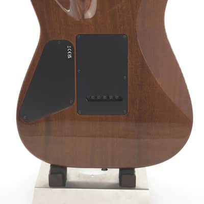 Charvel MJ Dinky DK24 HSH 2PT W MAH FM 2024 Caribbean Burst 3847gr image 12