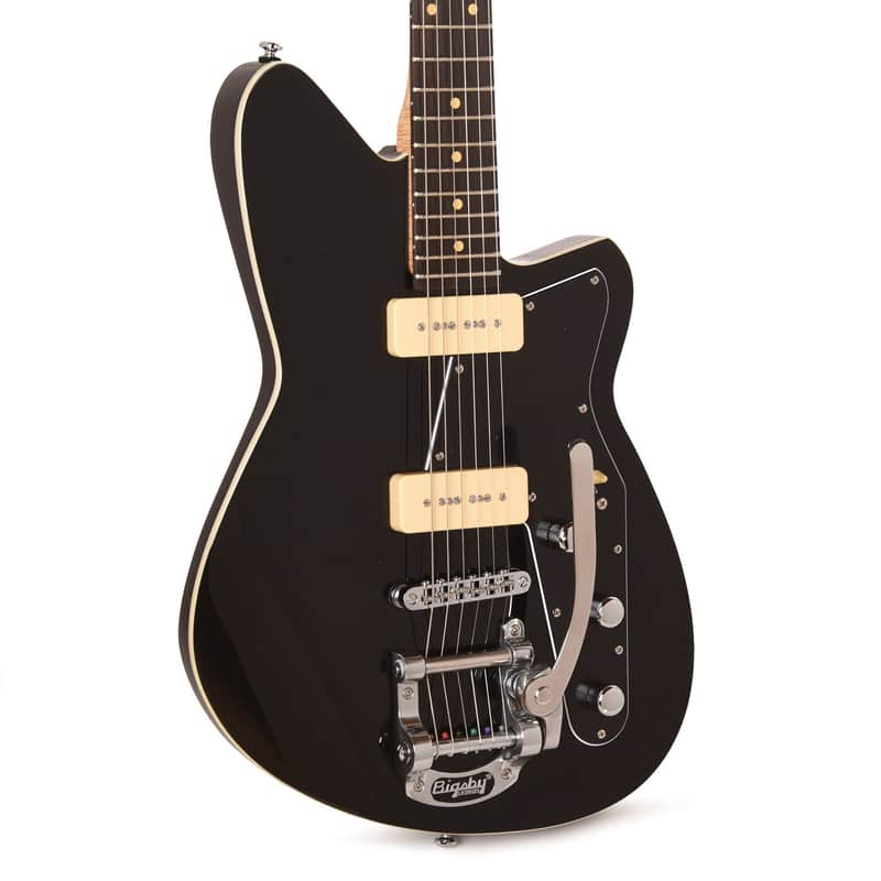 Reverend Jetstream 290 w/ Bigsby Electric Guitar Midnight Black image 1
