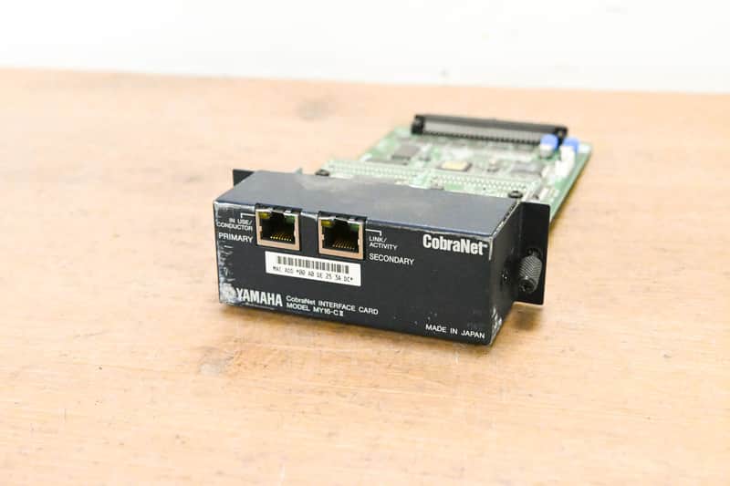 Yamaha MY16-CII CobraNet Network I/O Card CG0147B image 1