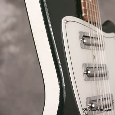 original 1967 Danelectro SLIMLINE DANE B3N 12-string DARK GREEN!!! image 12