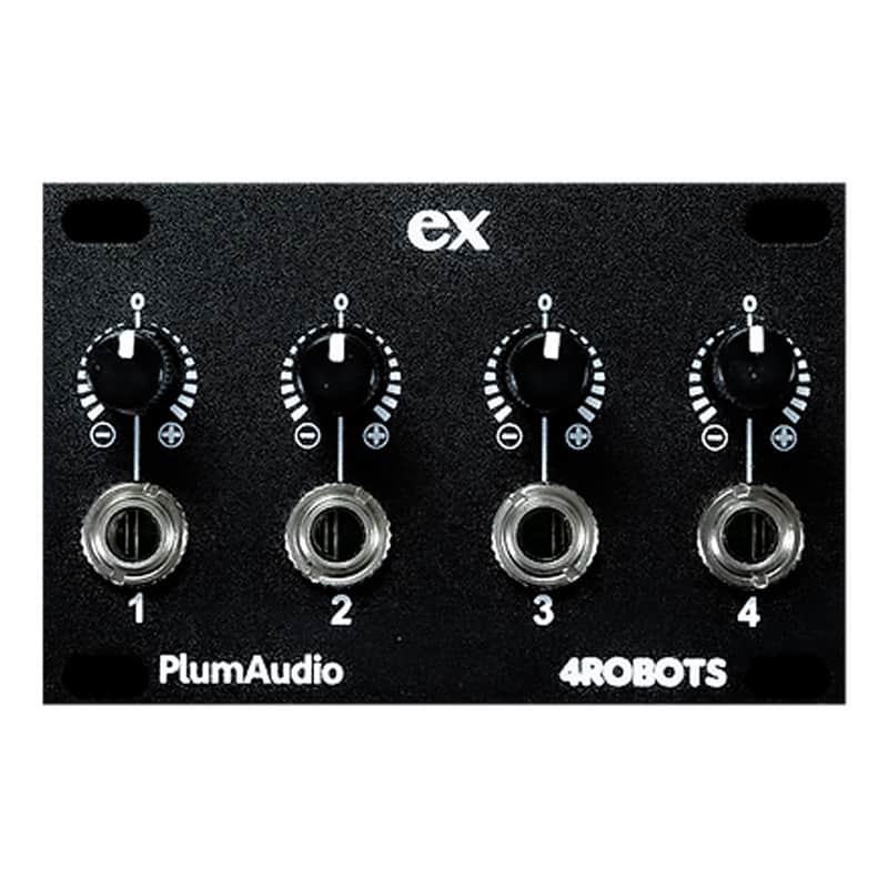 Plum Audio EX12 Eurorack CV Expander 1U Module (Black) image 1