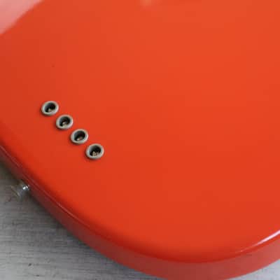 1999 Fender Japan MB98-70SD Mustang Bass (Fiesta Red) image 9