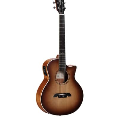 Alvarez LJ2CESHB Artist Little Jumbo Travel Guitar with Deluxe Gigbag image 1