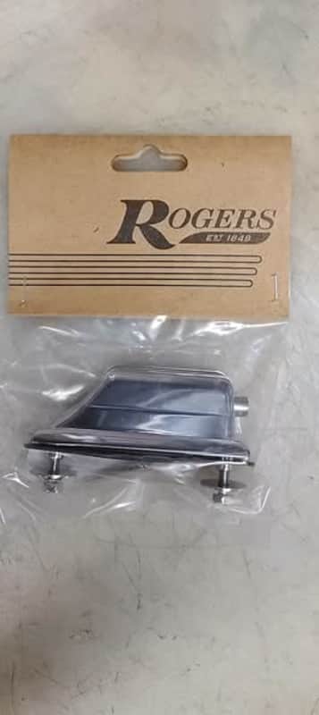 Rogers No. 4854R Beaver Tail Large Tom/Bass Drum Lug w/Gasket 2026 - Chrome image 1