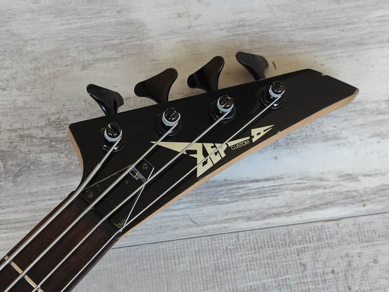 1980's ZEP-II by ESP PJZ-98 PJ Bass (Black) | Reverb