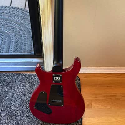 2022 PRS CE 24 Semi-Hollow Electric Guitar - Cherry Wrap Burst w/ Black Neck "Custom Color" image 15