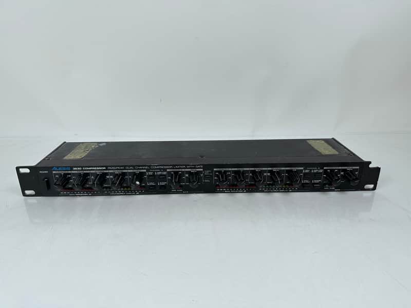 Alesis 3630 Compressor RMS/Peak Dual Channel Compressor Limiter With Gate image 1