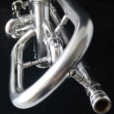 Rare Vintage York Air Flow Cornet in Satin Silver! image 1
