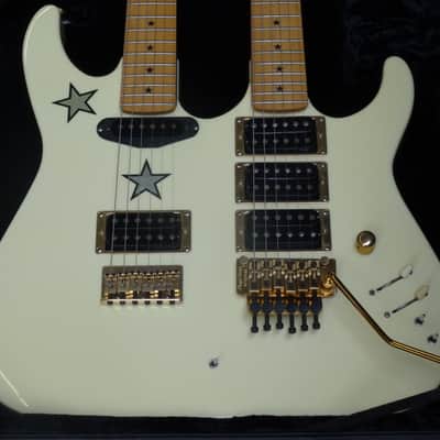 Kramer Richie Sambora Stars White Double Neck 1980's Bon Jovi Vibe image 7