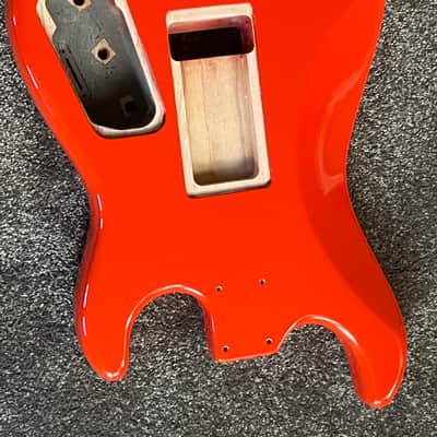 lefty G&L Fullerton Legacy guitar body USA Fullerton Red HSS image 4