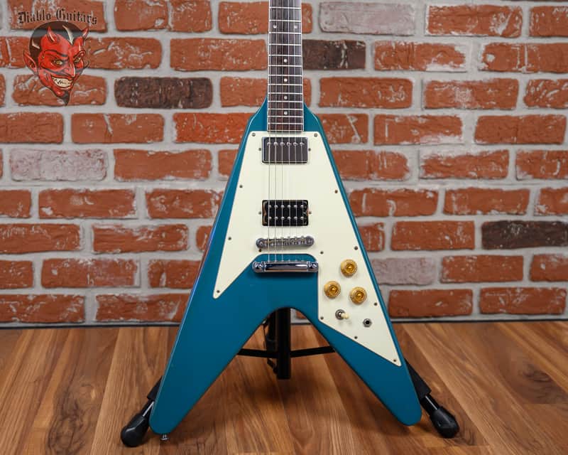 Gibson Flying V Bahama Blue 1981 w/OHSC