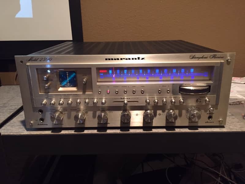 Marantz 2500 1977 Silverface, fully restored and fully recapped image 1