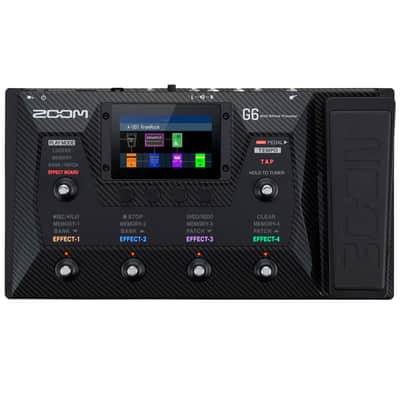 Zoom G6 Multi-Effects Processor with FP02M Expression Pedal for Guitarist image 4