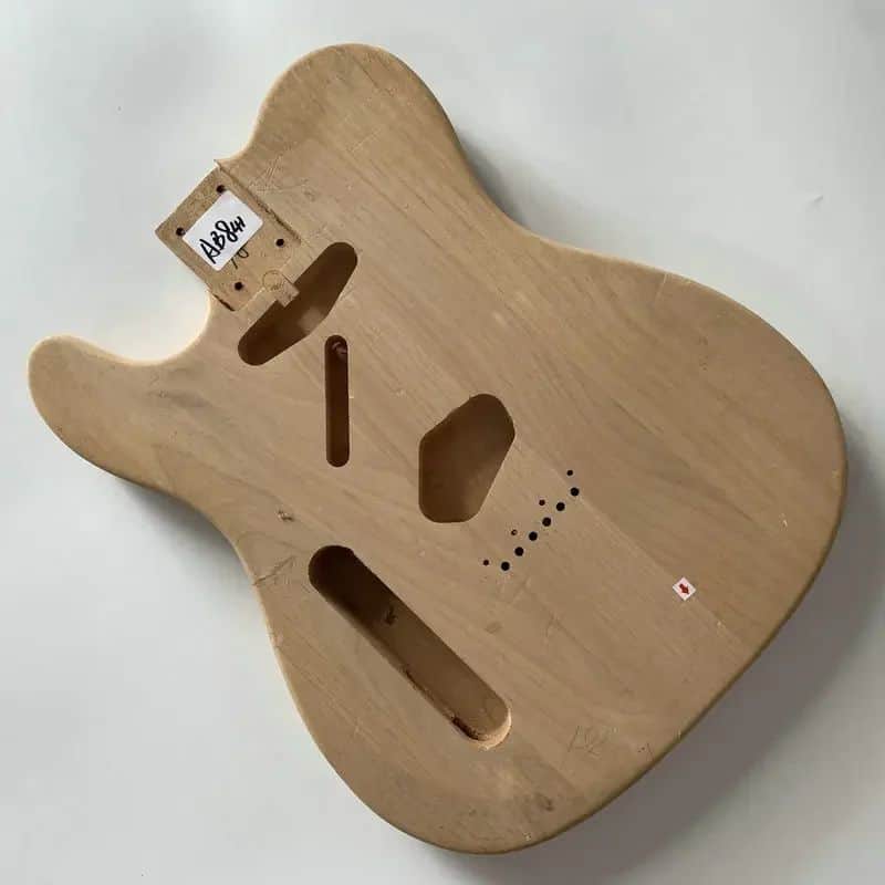 Left Handed Basswood Guitar Telecaster Tele Style Body image 1