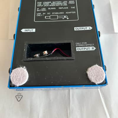 George Dennis Tremolo Volume pedal Optical Control 90s - Blue Czech made in Excellent Condition image 10