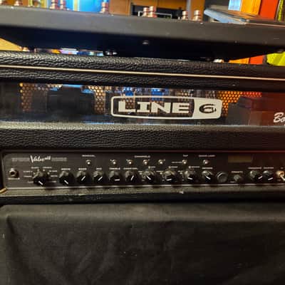 Line 6 Spider Valve MKII HD100 100-Watt Digital Modeling Guitar Amp Head 2007 - 2009 - Black w/FBV Shortboard image 5