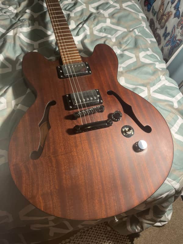 Epiphone Dot Studio Worn Brown image 1