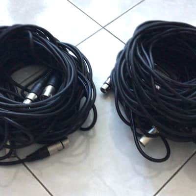 Various XLR + EU Power Cables image 1