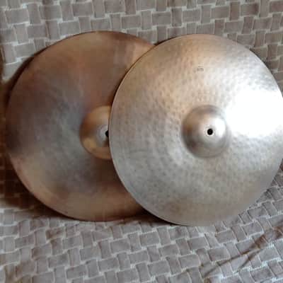 Amati Kraslice 15" Vintage Collectable Hi Hat Pair 60s-70s - Traditional image 1