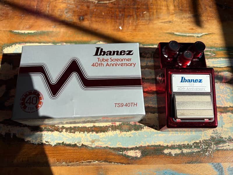 Ibanez TS808 Tube Screamer 40th Anniversary 2019 - Ruby Red Sparkle image 1