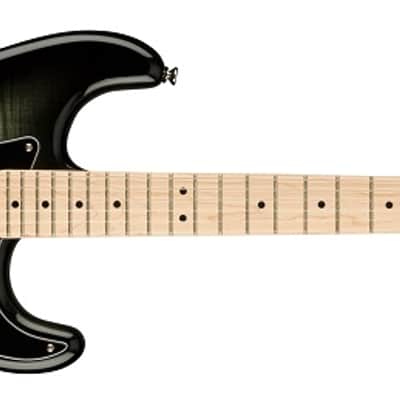 Squier Affinity Series Stratocaster FMT HSS Maple Fingerboard Electric Guitar BlackBurst image 11