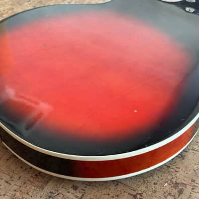 Harmony H66 Vibrajet 1961 - Red Sunburst image 14