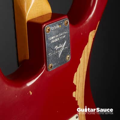 Fender Custom Shop 62 Stratocaster Dakota Red Relic 2007 Used (Cod.1528UG) image 18