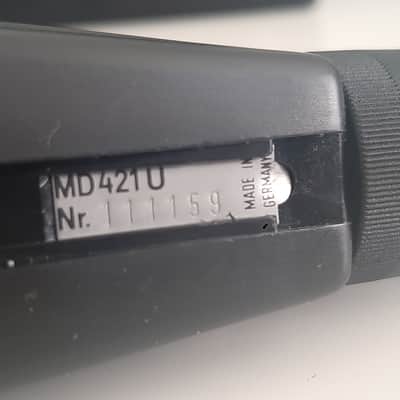 Sennheiser MD 421-U Cardioid Dynamic Microphone 1960s - 1990s - Black image 10