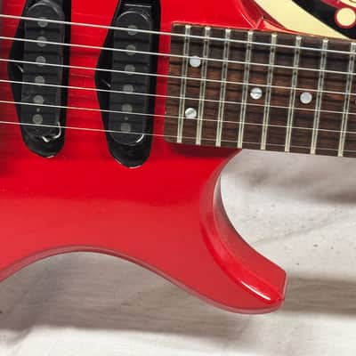 Hamer USA SS1 ss 1 Steve Stevens Signature Guitar with Case 1984 - Red image 6