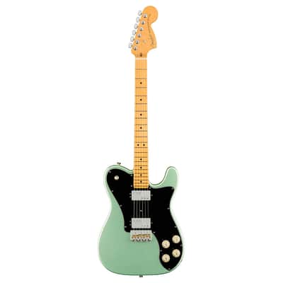 Used Fender American Professional II Telecaster Deluxe - Mystic Surf Green image 2