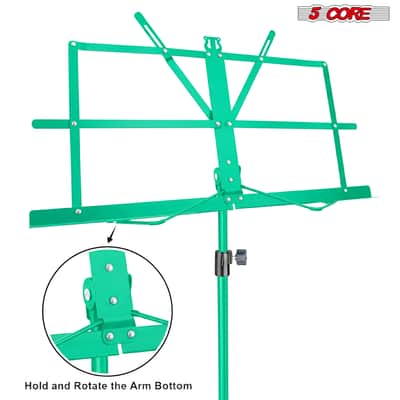 5 Core Music Stand Adjustable 52" Desktop Book Stands Portable Foldable Bild 5