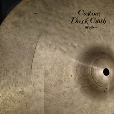 Zildjian 16" K Custom Dark Crash Cymbal 1995 - Present - with defect image 3