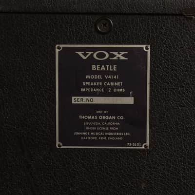 Vox  Beatle/Super Beatle Solid State *LOCAL PICKUP ONLY* Head and Cabinet Amplifier (1967), ser. #1053756. image 8