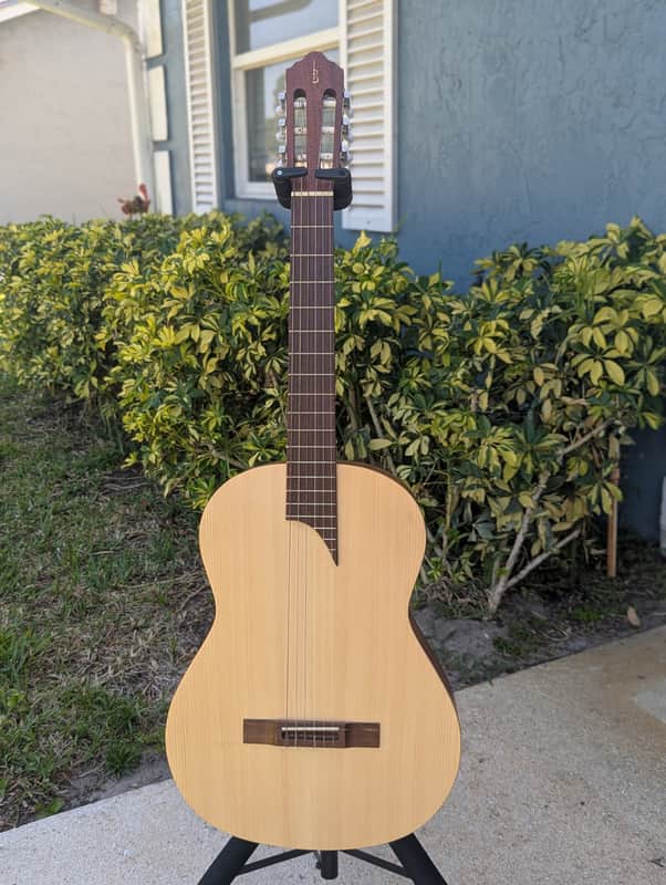 Antonio Pinto Carvalho 1S-MX Side Hole Classical Guitar - Naturtal image 1