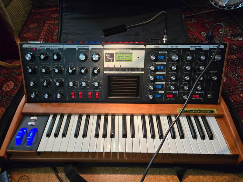 Moog Minimoog Voyager Signature Edition 44-Key Monophonic Synthesizer 2002 - Cherry Cabinet image 1