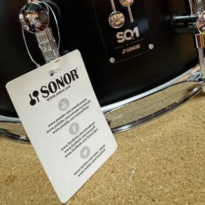 Sonor SQ1-1465-SDW-GTB SQ1 Series 14x6.5 Birch Snare Drum 2010s - GT Black image 2