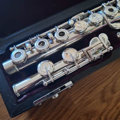 Yamaha Yfl 61 c foot Mid 70s - Sterling silver image 2