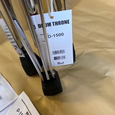 (New) Pearl D1500 Roadster Multi-Core Drum Throne 2020s - Black / Chrome image 10