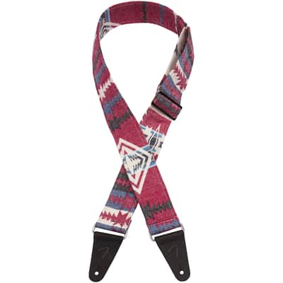 Fender 2" Zion Strap, Red Aztec image 1