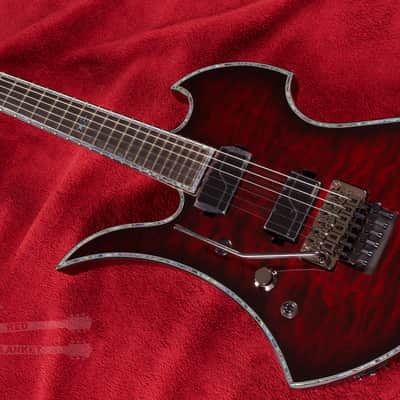 B.C. Rich Mockingbird Extreme Exotic with Floyd Rose Left Hand EXMGFRBCBLH 2020 Black Cherry Burst image 3