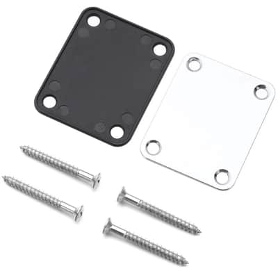 Neck Plate & Screws / Fender Style Neck Plate image 2