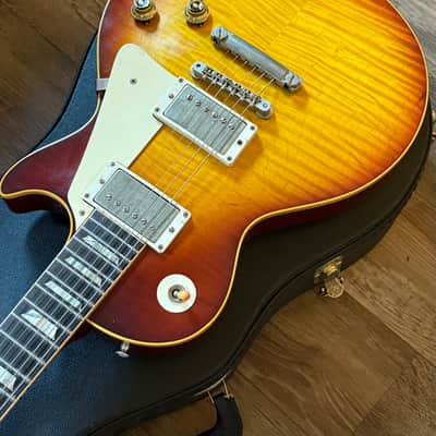 2006 Gibson Les Paul 1960 Reissue Historic Makeovers Deluxe Aged Carmelita Burst image 9