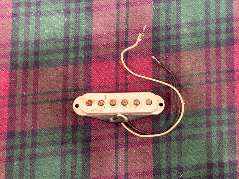 Fender Strat Pickup 80s - 90s - White image 1