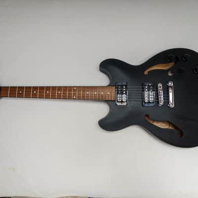 Ibanez AS73B-BKF Artcore - 2009 - Flat Black - Setup - New Strings - image 3