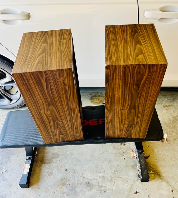 RARE KENWOOD KL-555X SPEAKERS SET PAIR VINTAGE MADE IN JAPAN GREAT